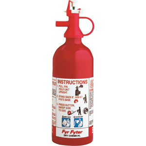 Kidde Pindicator 1 lb BC Fire Extinguisher w/ Wall Hook (Disposable)
