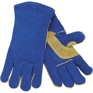 Blue Select Shoulder Leather Welders Sewn w/Kevlar