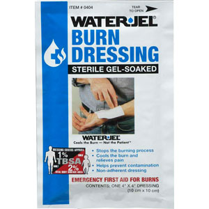 Water-Jel 4" x 4" Burn Dressings
