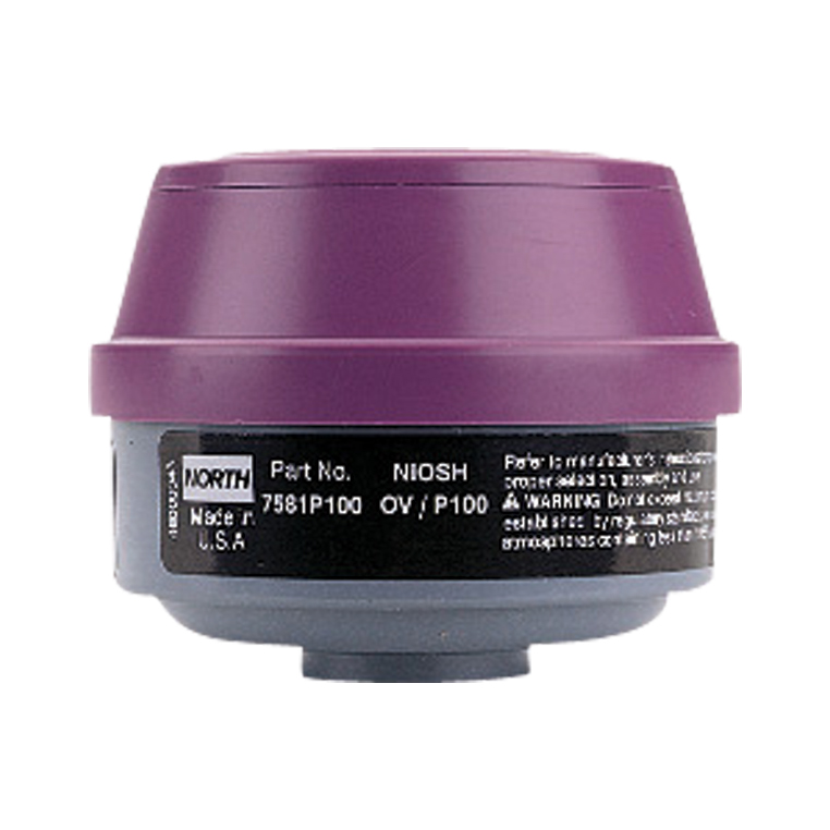 Organic Vapor Cartridge w/ P100 Filter (Pair)