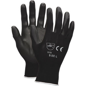 Value Series PU, Nylon/Polyurethane Gloves, L