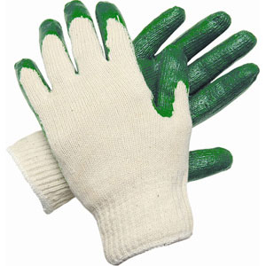 Green Latex Palm and Fingers Dip, L