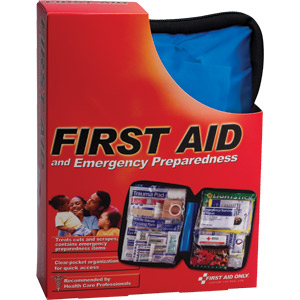 107-Piece Emergency Preparedness First Aid Kit w/Softpack Case