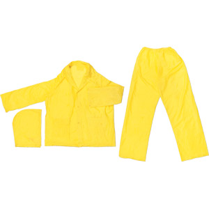 Zodiac .10mm Single Ply, 3 Pc Yellow PVC Suit, 2X-Large