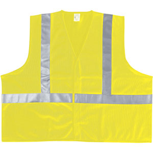 Lime Polyester Safety Vest