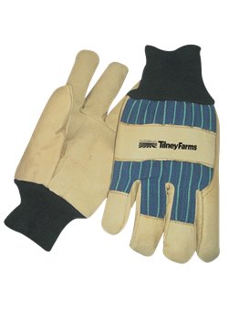 Thinsulate Lined Pigskin Leather Palm Glove<br>Blue