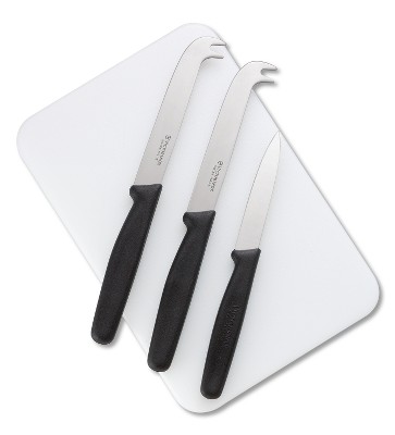 4-Piece Stamped Cheese and Fruit Set