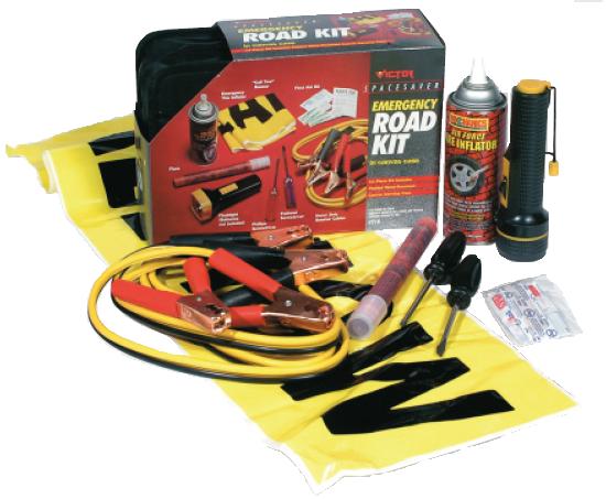 Set of 100 Space Saver Emergency Road & Safety Kits