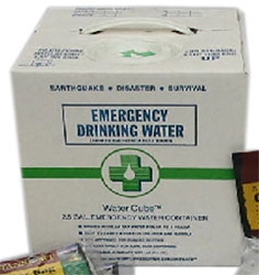 2 1/2 Gallon Water Cubes 5 Year Shelf Life