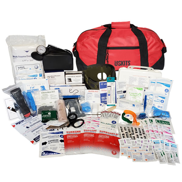 USKITS All In One Trauma in Duffel Bag Kit with CAT Tourniquet