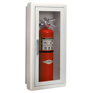 Ambassador Full Glass Semi-Recessed 3" Trim Cabinet