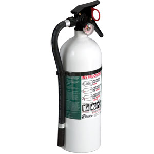 Kidde Living Area 4 lb ABC Fire Extinguisher w/ Wall Hook (Disposable)