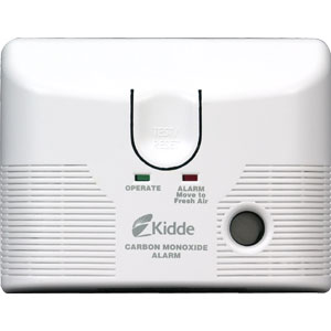AC Powered CO Alarm, Plug-In with Battery Backup