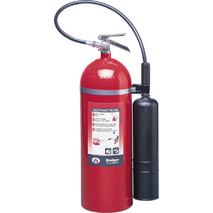 Badger Extra 20 lb CO2 Fire Extinguisher w/ Wall Hook