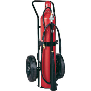 Badger 50 lb CO2 Wheeled Self-Expelling Fire Extinguisher