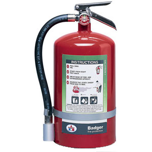 Badger Extra 15 1/2 lb Halotron I Fire Extinguisher w/ Wall Hook
