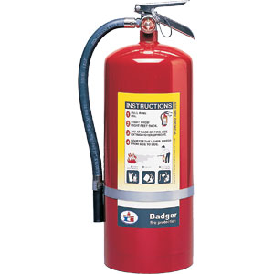 Badger Extra 20 lb ABC Fire Extinguisher w/ Wall Hook