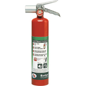 Badger Extra 2 1/2 lb Halotron I Fire Extinguisher w/ Vehicle Bracket