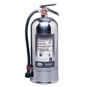 Badger Extra 6lit Wet Chemical Fire Extinguisher w/ Wall Hook