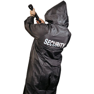 60", Raincoat, Black, 2XL