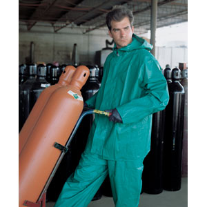Dominator, .42mm, PVC/Nylon/PVC, Suit, 2 Piece, Green, Small