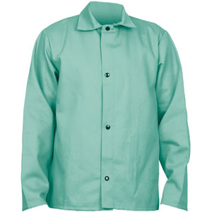 Welding Jacket, 30", Green, M