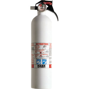 Kidde Mariner 2 3/4 lb BC Fire Extinguisher w/ Nylon Strap Bracket (Disposable)