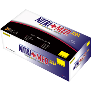 Nitrile, 6 mil, 12" Cuff, 10 Boxes/100 ea, S