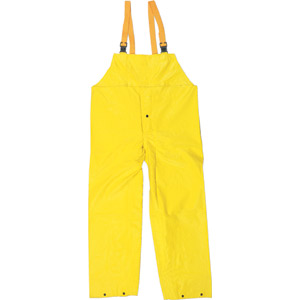 Concord Yellow Bib Pants w/Snap Fly Front and Elastic Suspenders