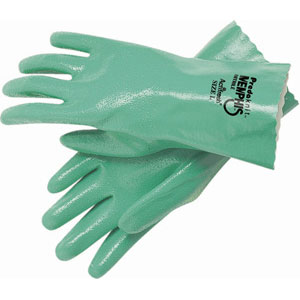 Predaknit Green Supported Nitrile Gloves