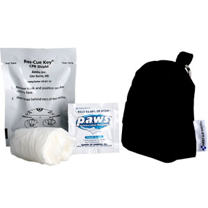 CPR Mini Backpack w/Latex-Free Faceshield