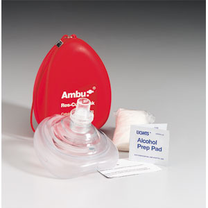 6-Piece Ambu Res-cue CPR Mask Kit