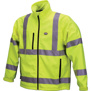 JACKET CL3 LIME POLYFLEECE