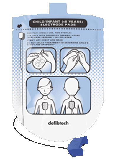 Defibtech Lifeline Defibrillation Pediatric Electrode Pads