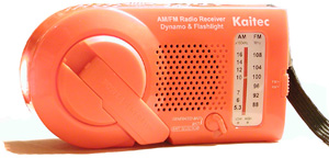 Dynamo Radio with flashlight