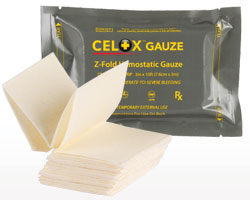 10ft. CELOX Z-Fold Hemostatic Gauze