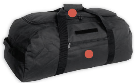 Black Duffle Backpack