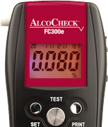 AlcoCheck Breath Alcohol fuel cell device