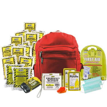 Emergency Kits For 2 People Survival Kits, emergency supply, emergency kits, survival information, survival equipment, child survival guide, survival, army, navy, store, gas, mask, preparedness, food storage, terrorist, terrorist disaster planning, emergency, survivalism, survivalist, survival, center, foods