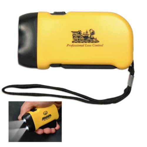 "No Batteries" Emergency Flashlight