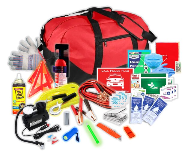 All-in-One Car Emergency Kit with Compressor and Sealant