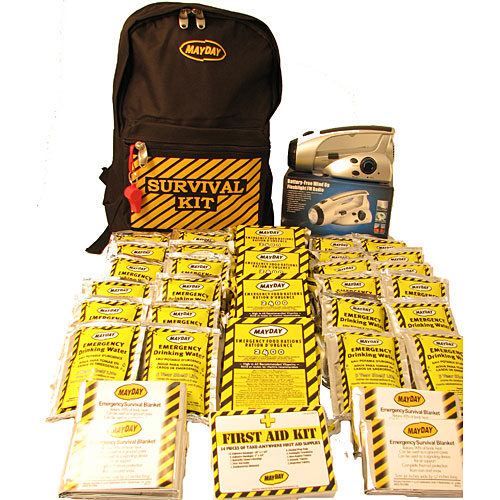 4 Person Economy Emergency Backpack Kit