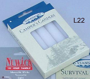 Slow Burning Emergency Candles Pack of 5