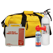 USCG Compliant Kit<br>For Boats Without USCG Approved Fire Suppression<br>Less than 26'
