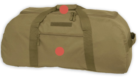 Coyote Brown Giant Duffle Bag