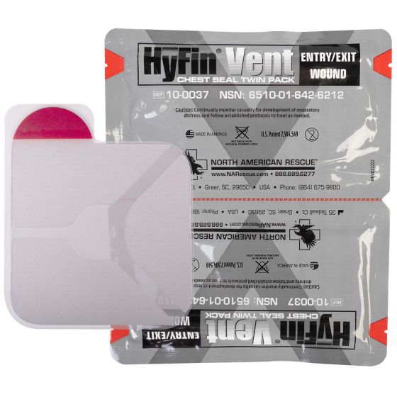 HyFin Chest Seal- Vented- Twin Pack