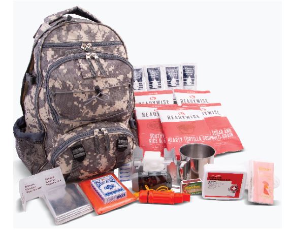 5 Day Survival Kit in backpack