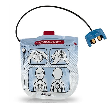 Defibtech Lifeline View Defibrillation Pediatric Electrode Pads