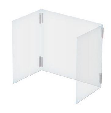 3 Panel Portable Shield- 23.5in x 11.5in