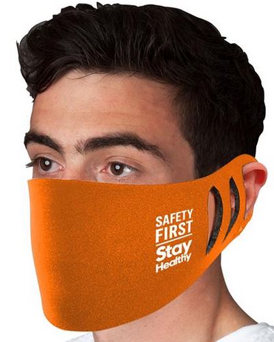Set of 50- Tri-Slot Stretch Face Masks